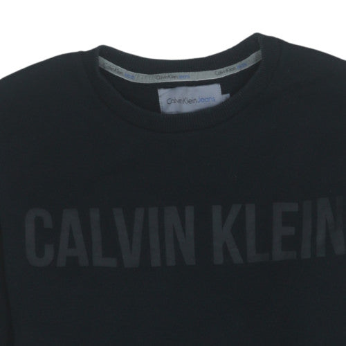 Mens UK Size L Calvin Klein Black Pullover Sweatshirt