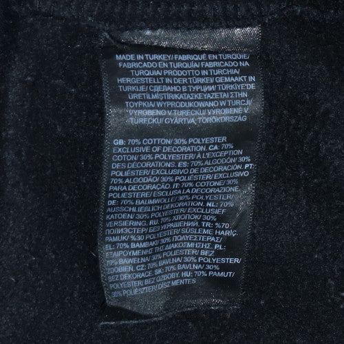 Mens UK Size M The North Face Black Pullover Hoodie