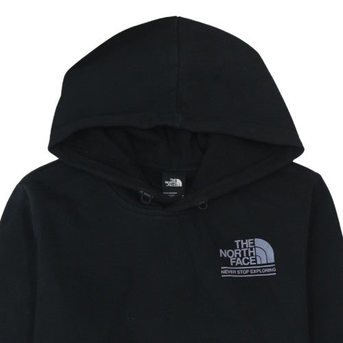 Mens UK Size M The North Face Black Pullover Hoodie