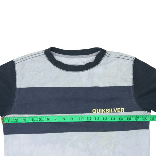 Mens UK Size S Quiksilver Blue Pullover Sweatshirt