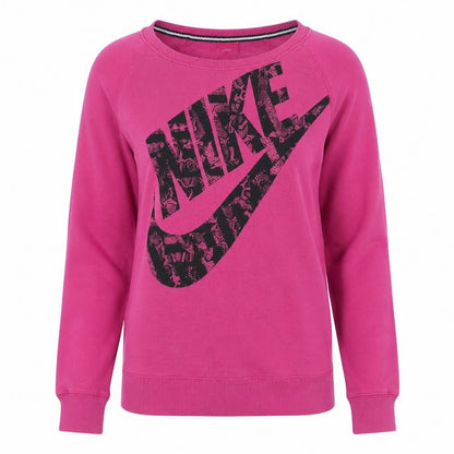 Womens UK Size M Nike Pink Pullover Sweatshirt