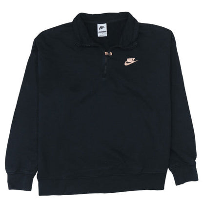 Womens UK Size M Nike Black Pullover Sweatshirt