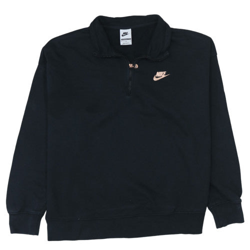 Womens UK Size M Nike Black Pullover Sweatshirt