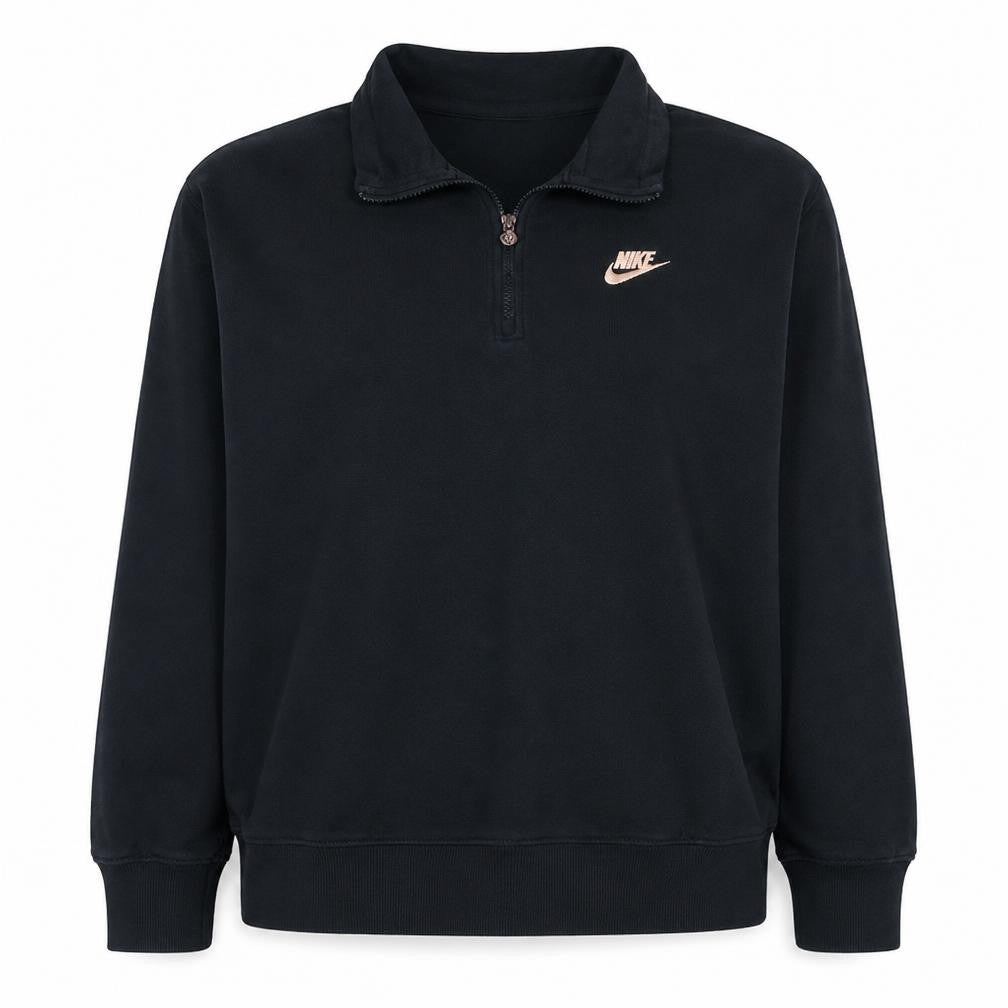 Womens UK Size M Nike Black Pullover Sweatshirt