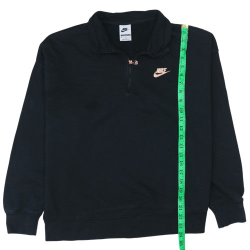 Womens UK Size M Nike Black Pullover Sweatshirt