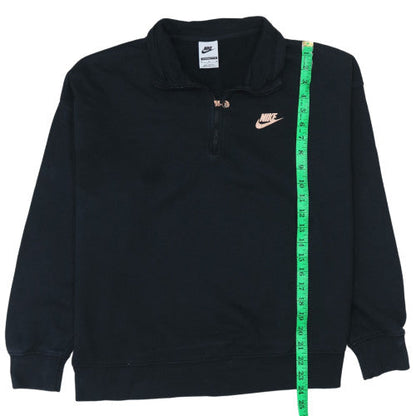 Womens UK Size M Nike Black Pullover Sweatshirt