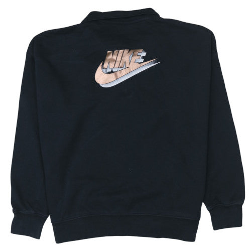 Womens UK Size M Nike Black Pullover Sweatshirt