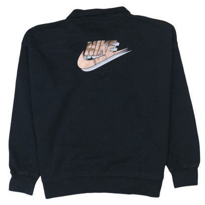 Womens UK Size M Nike Black Pullover Sweatshirt