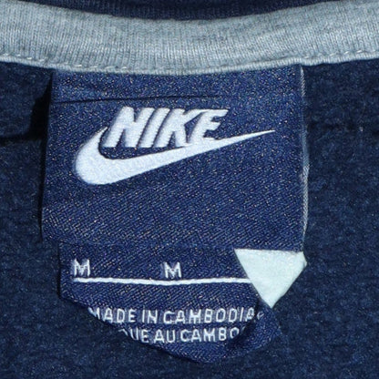 Mens UK Size M Nike Blue Full Zip Hoodie