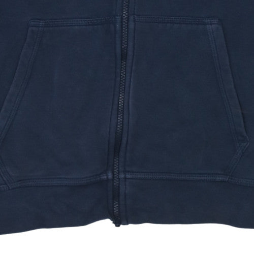 Mens UK Size M Nike Blue Full Zip Hoodie