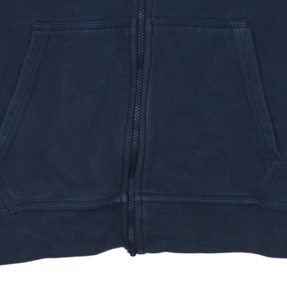 Mens UK Size M Nike Blue Full Zip Hoodie