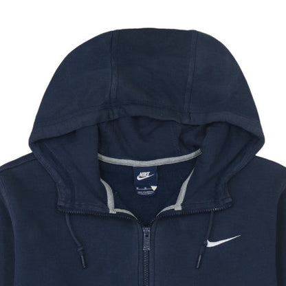 Mens UK Size M Nike Blue Full Zip Hoodie