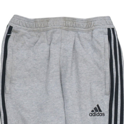 Adidas Mens Grey Sweatpants S Regular Fit Tapered Sports Trousers