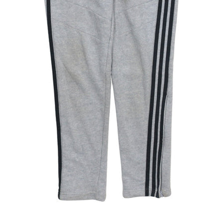 Adidas Mens Grey Sweatpants S Regular Fit Tapered Sports Trousers