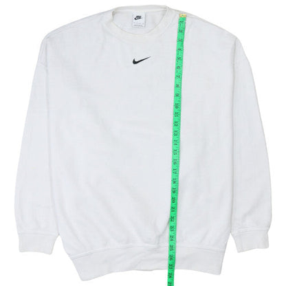 Womens UK Size XS Nike White Pullover Sweatshirt