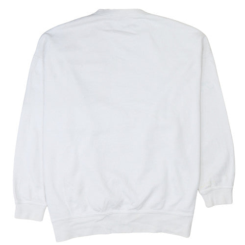 Womens UK Size XS Nike White Pullover Sweatshirt