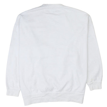 Womens UK Size XS Nike White Pullover Sweatshirt