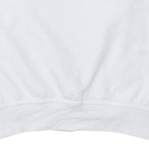 Womens UK Size XS Nike White Pullover Sweatshirt