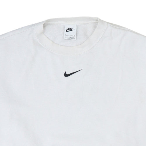 Womens UK Size XS Nike White Pullover Sweatshirt