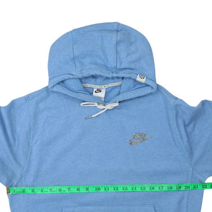 Womens UK Size S Nike Blue Pullover Hoodie