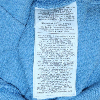 Womens UK Size S Nike Blue Pullover Hoodie