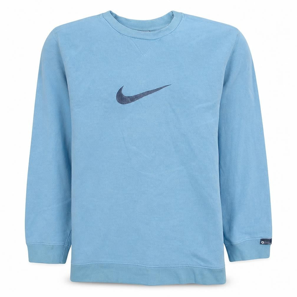 Nike Boys Blue Crew Neck Pullover Sweatshirt Size 14-15 Years