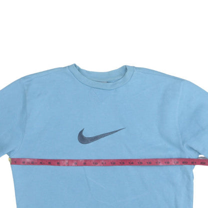 Nike Boys Blue Crew Neck Pullover Sweatshirt Size 14-15 Years