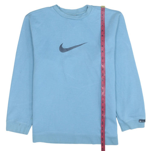 Nike Boys Blue Crew Neck Pullover Sweatshirt Size 14-15 Years