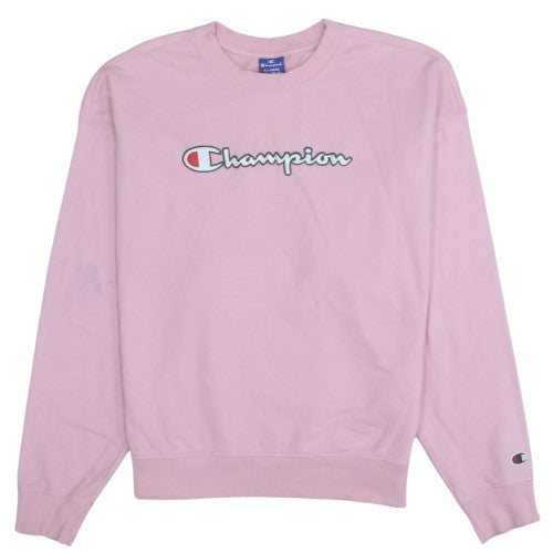 Womens UK Size XL Champion Pink Pullover Sweatshirt