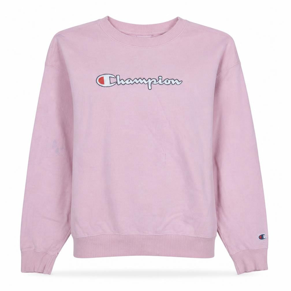 Womens UK Size XL Champion Pink Pullover Sweatshirt