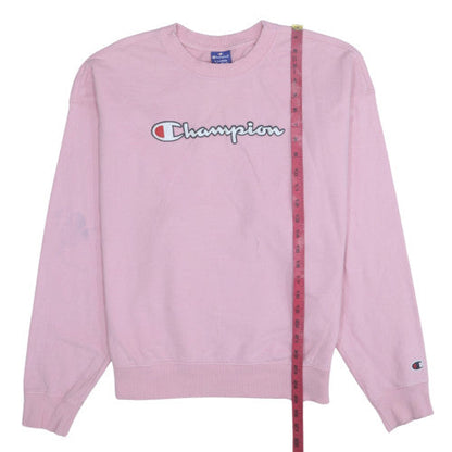 Womens UK Size XL Champion Pink Pullover Sweatshirt