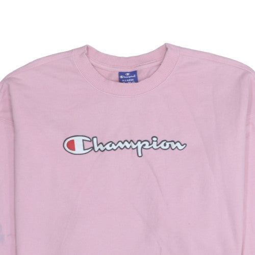 Womens UK Size XL Champion Pink Pullover Sweatshirt