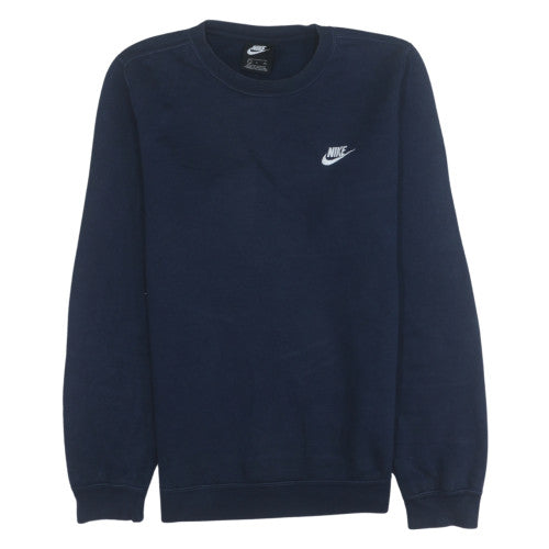 Mens UK Size M Nike Blue Pullover Sweatshirt