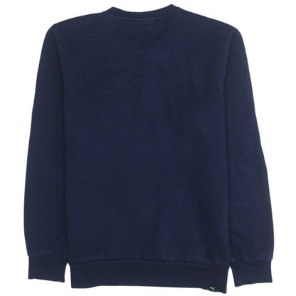 Mens UK Size M PUMA Blue Pullover Sweatshirt