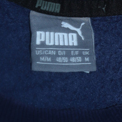 Mens UK Size M PUMA Blue Pullover Sweatshirt