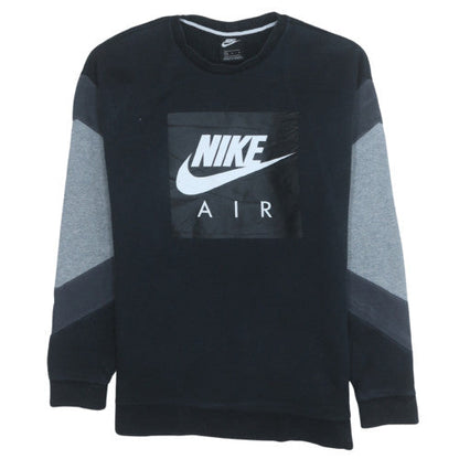 Mens UK Size M Nike Black Pullover Sweatshirt