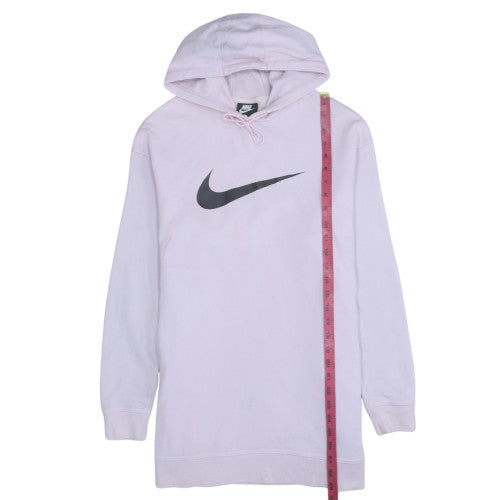 Womens UK Size S Nike Pink Pullover Hoodie