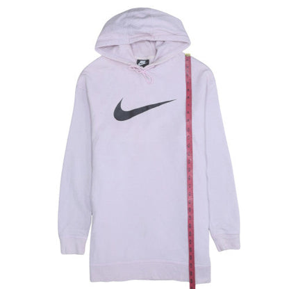 Womens UK Size S Nike Pink Pullover Hoodie