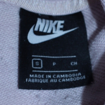 Womens UK Size S Nike Pink Pullover Hoodie