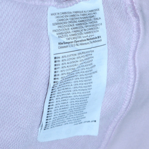 Womens UK Size S Nike Pink Pullover Hoodie