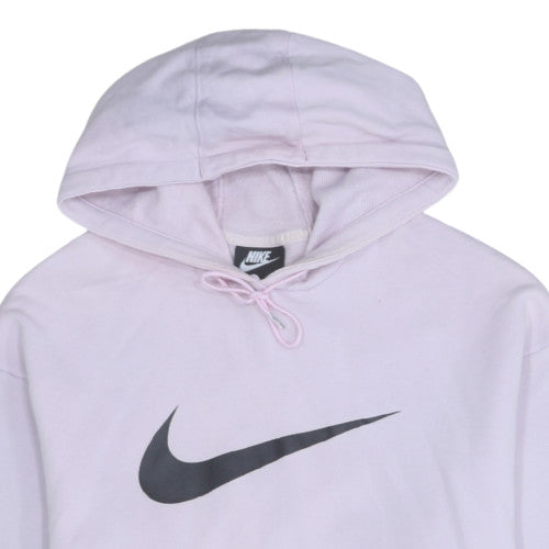 Womens UK Size S Nike Pink Pullover Hoodie