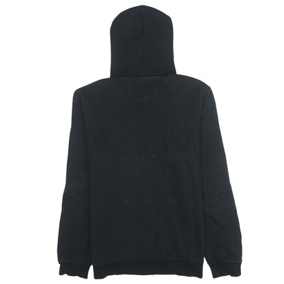 Puma Boys Black Hoodie 15-16 Years Pullover Fleece Logo Hooded Sweatshirt