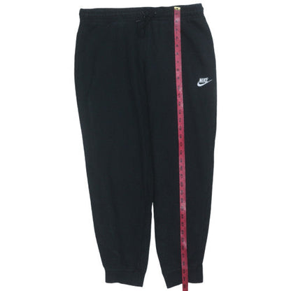 Nike Womens Black Fleece Jogger Trousers Size L Comfort Fit