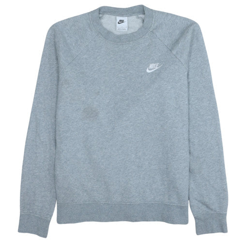 Mens UK Size L Nike Grey Pullover Sweatshirt
