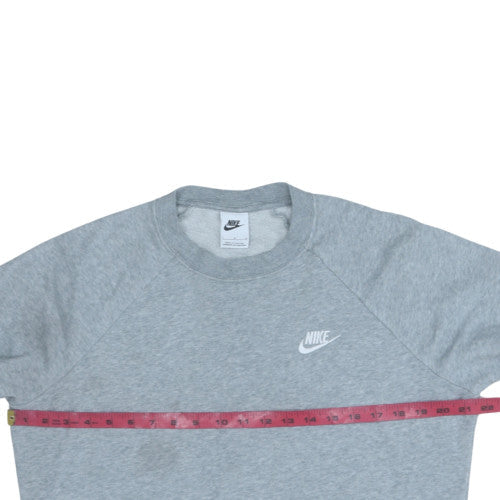 Mens UK Size L Nike Grey Pullover Sweatshirt