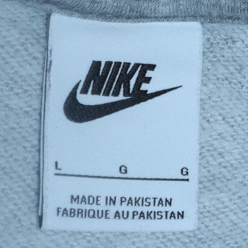 Mens UK Size L Nike Grey Pullover Sweatshirt
