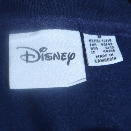 Womens UK Size 12 Disney Blue Pullover Hoodie