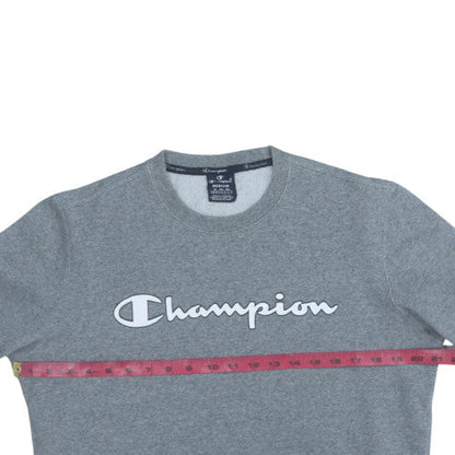 Mens UK Size M Champion Grey Pullover Sweatshirt