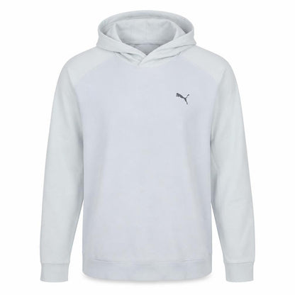 Mens UK Size L PUMA White Pullover Hoodie