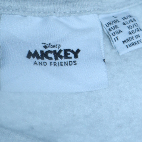 Womens UK Size L Disney Grey Pullover Sweatshirt